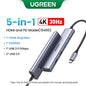 UGREEN 5 in 1 USB C Hub 4K HDMI USB HUB 100W Multiport Adapter for MacBook Pro/Air, iPad Pro, iMac, iPhone 15 Pro/Pro Max, XPS